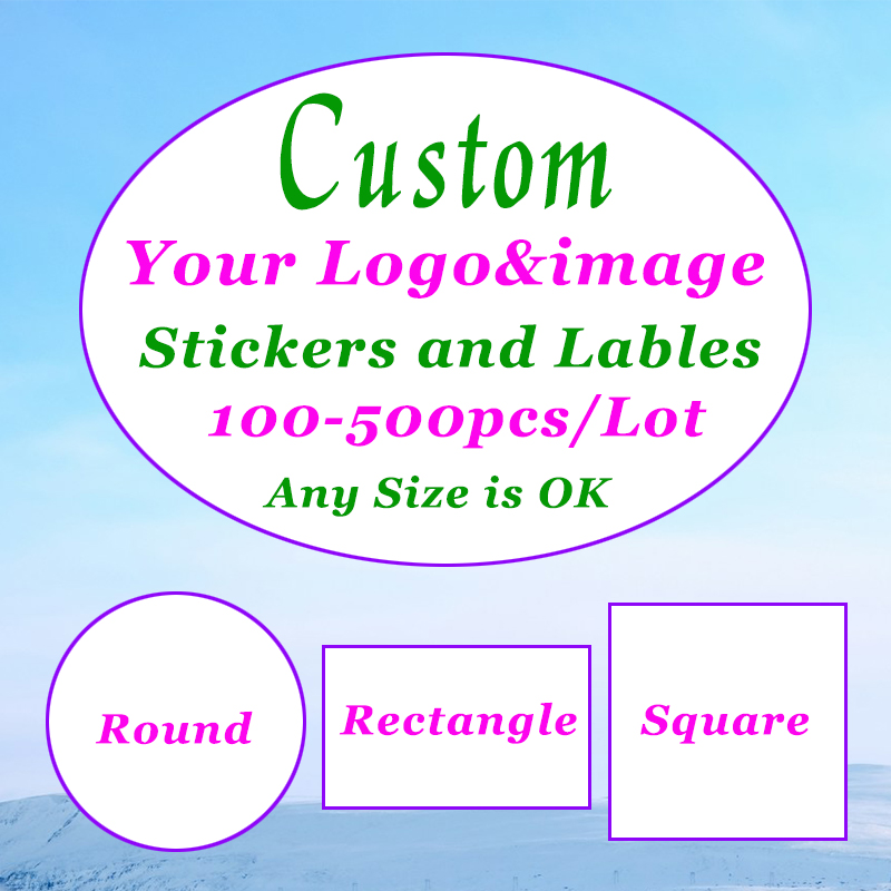 500-100Pcs Custom Stickers Cus - Label Maker review and price